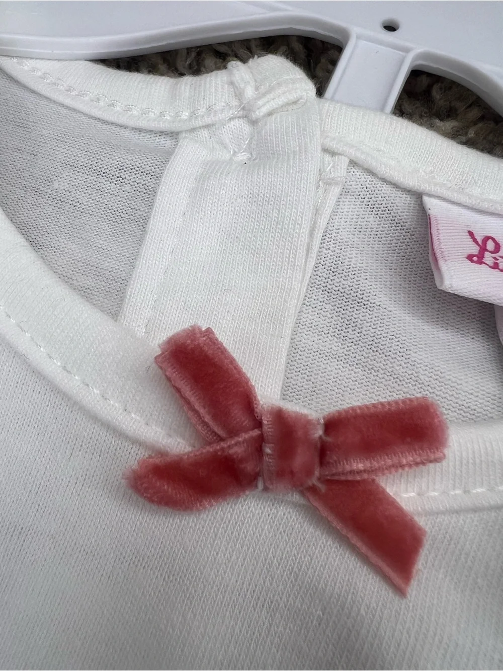 Little Lass Pink and White Tweed 3-Piece Set - Picture 10 of 12